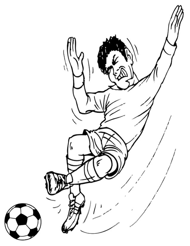 coloriage soccer imprimer