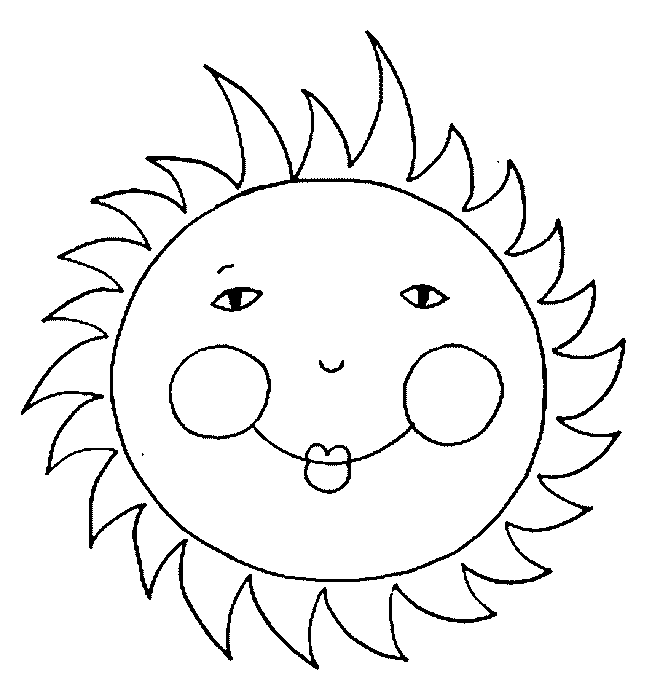 jeux de dessin à colorier de soleil