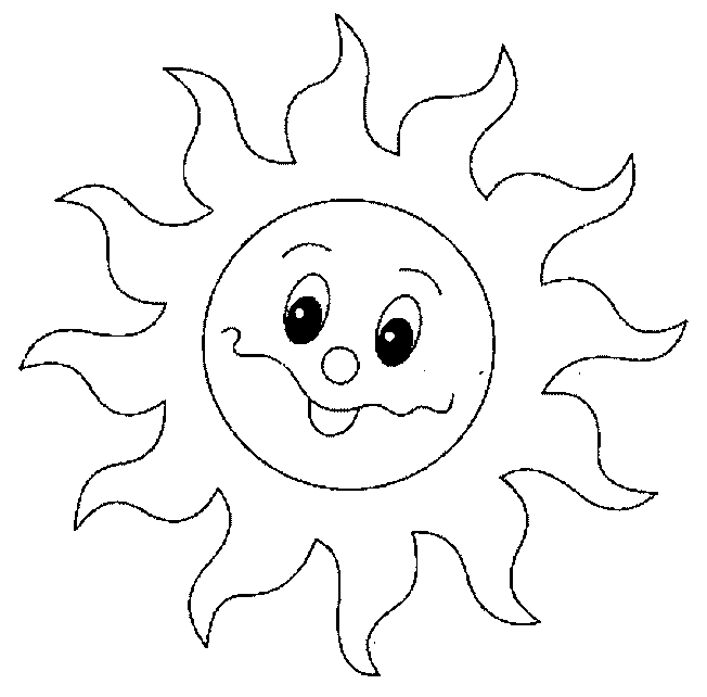 dessin soleil gratuit à imprimer