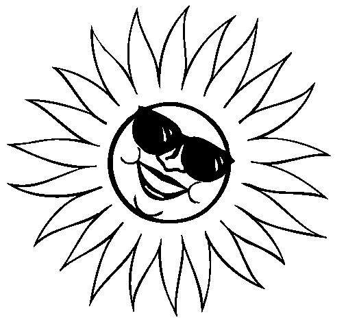 coloriage à dessiner soleil a imprimer gratuit