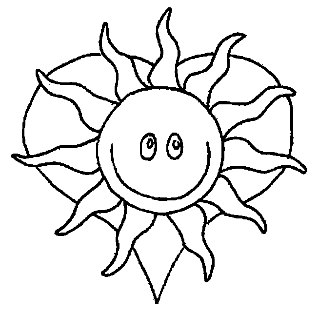 dessin d'un soleil