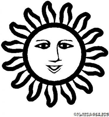 dessin soleil maternelle