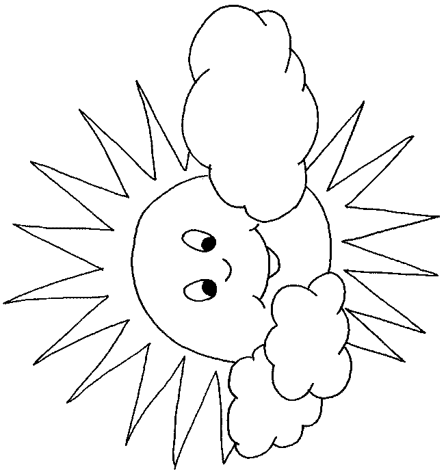Dessin A Colorier De Soleil