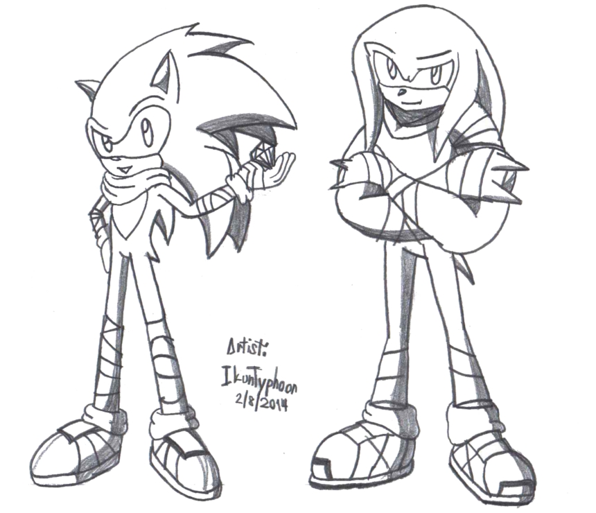 Как нарисовать sonic boom