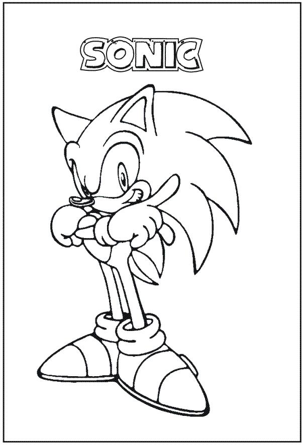 coloriage sonic boom