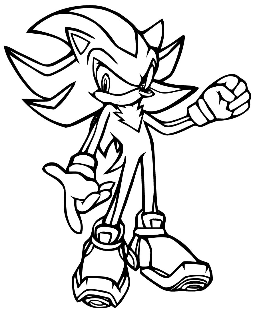 coloriage sonic boom en ligne