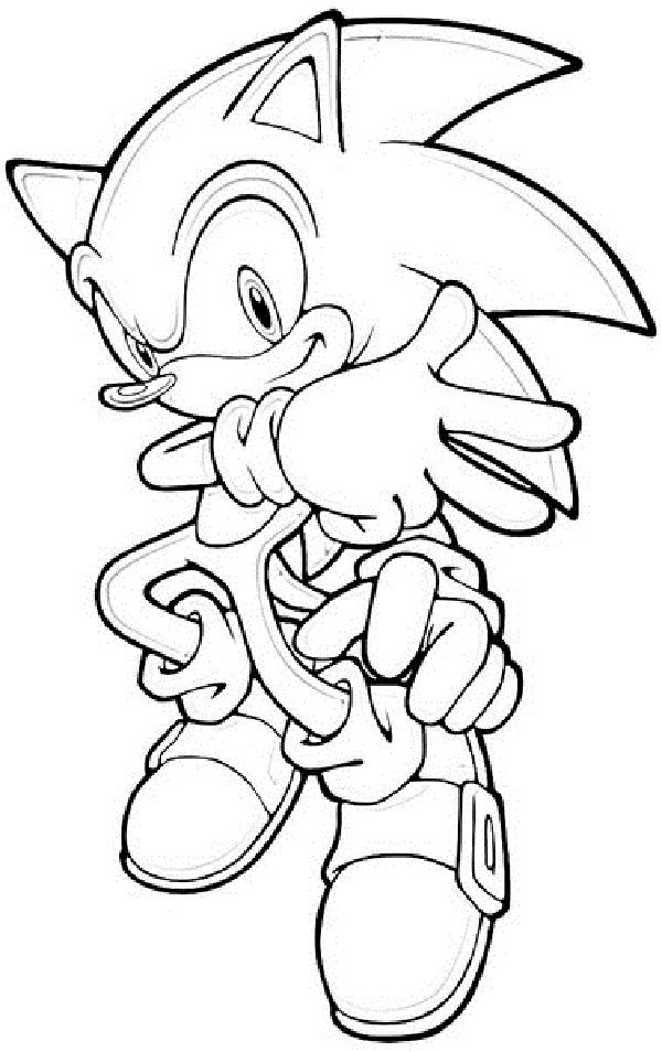 coloriage a imprimer gratuitement sonic