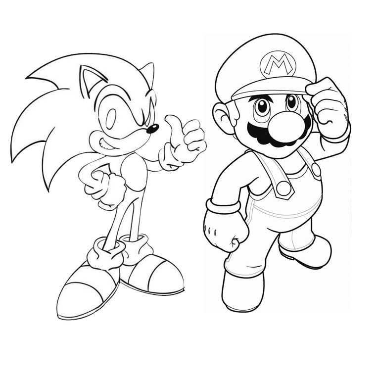 coloriage sonic boom shadow