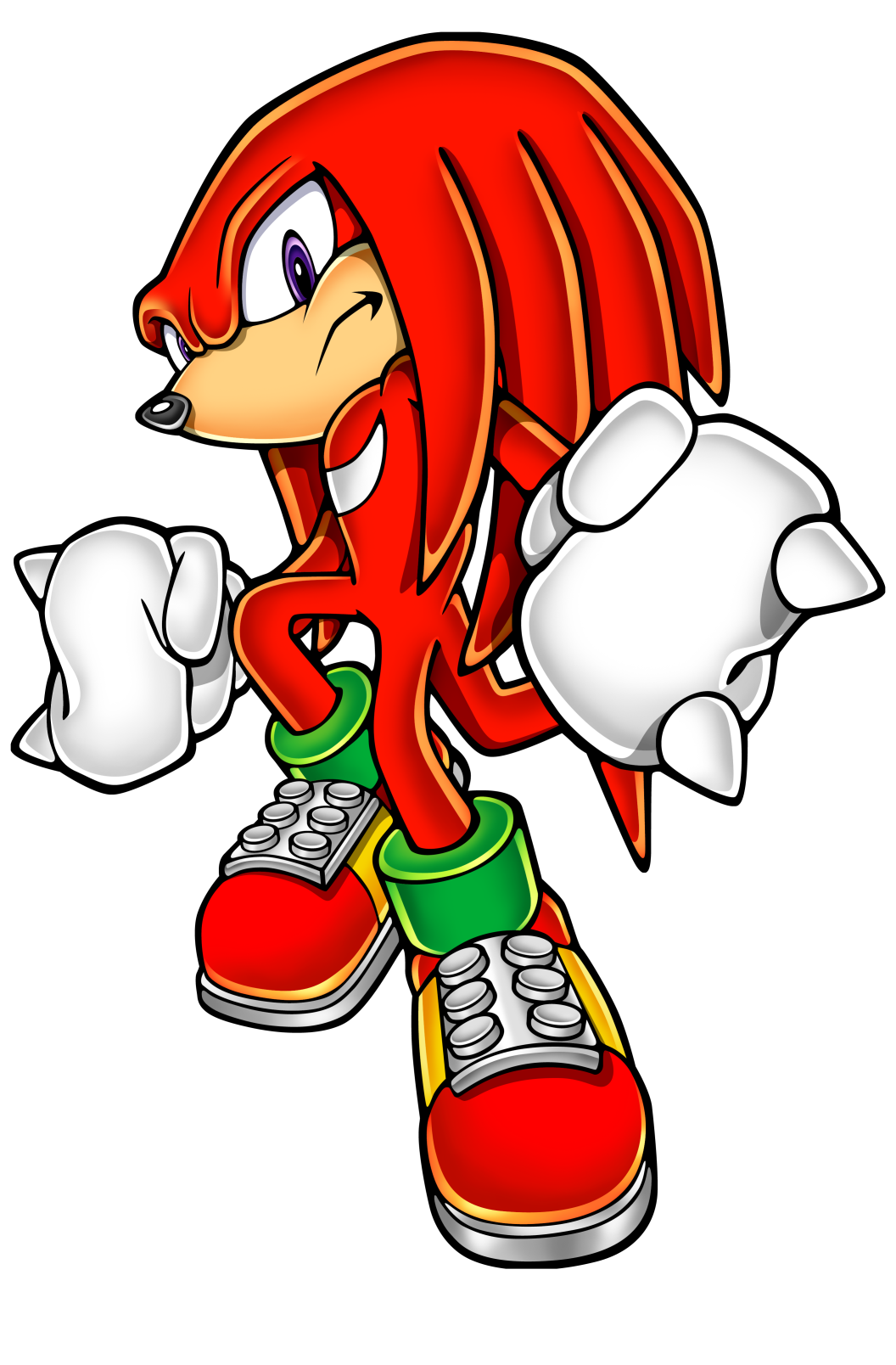 dessin personnage de sonic