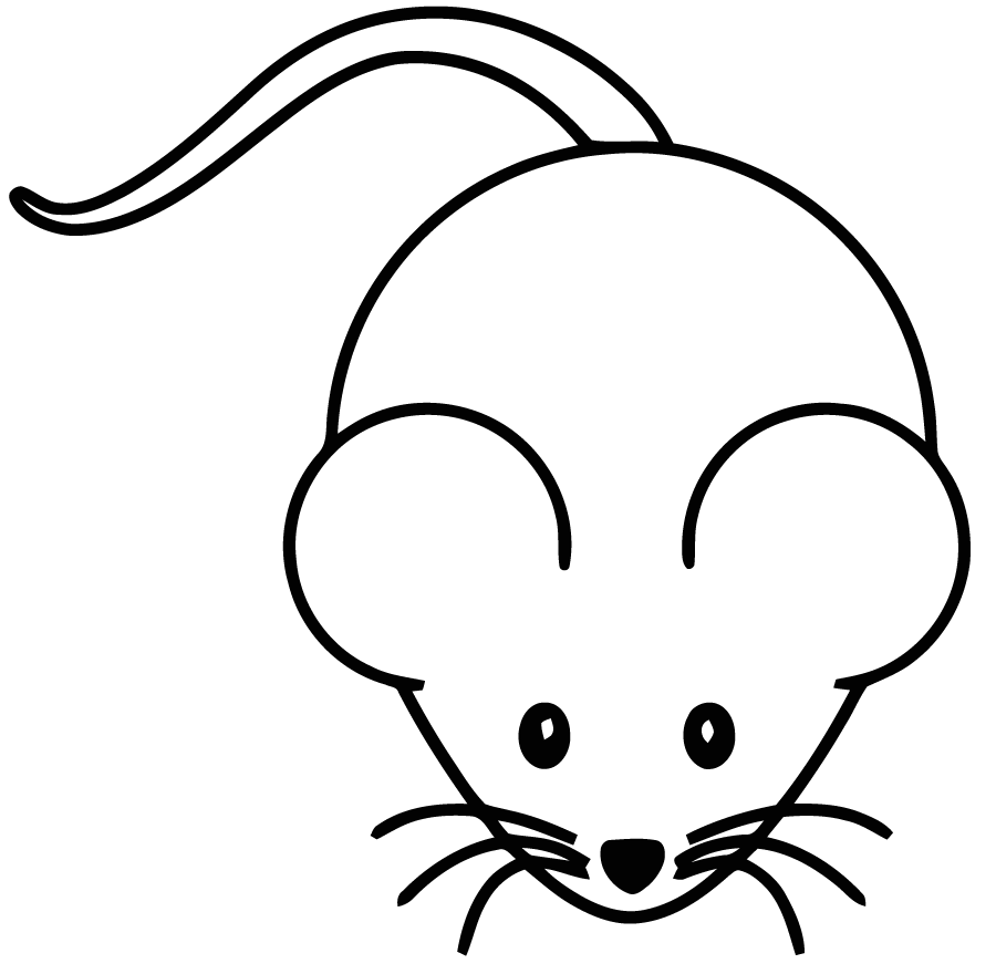 coloriage à dessiner souris imprimer