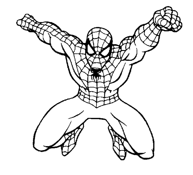 coloriage spiderman 3