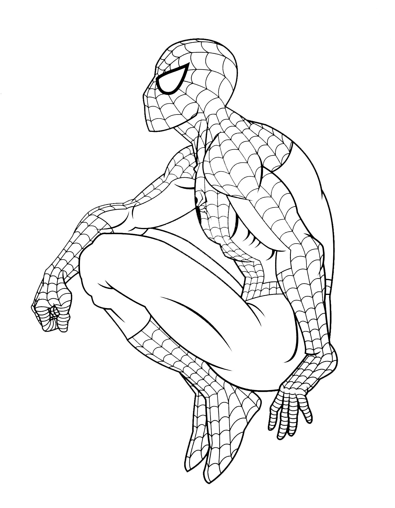 coloriage spiderman 4 gratuit