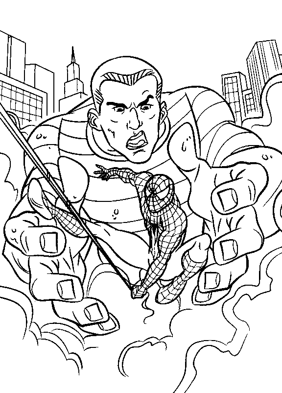 coloriage spiderman gratuit