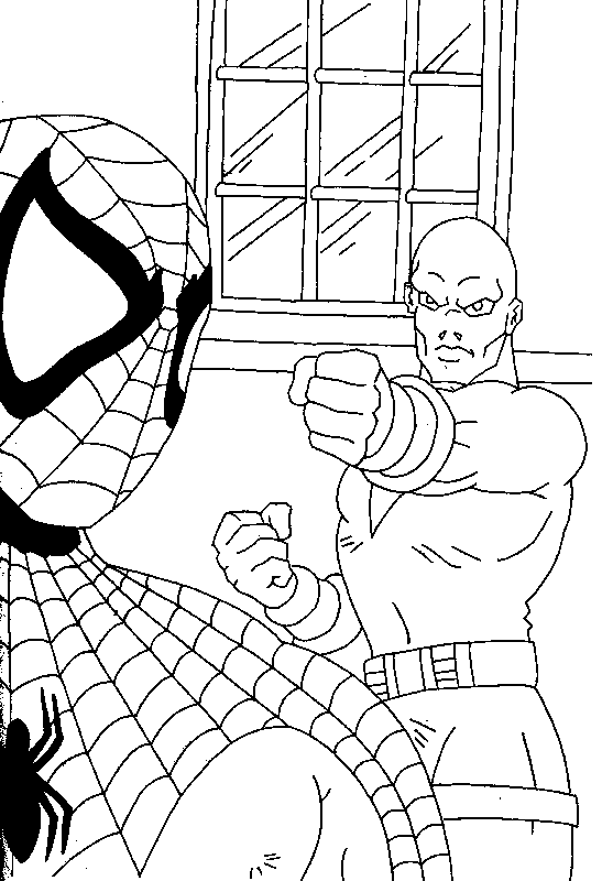 coloriage spiderman gratuit