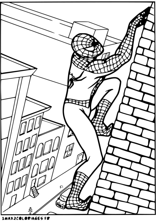 coloriage spiderman imprimer