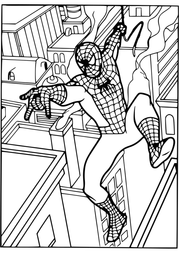 coloriage spiderman 3 a imprimer gratuit