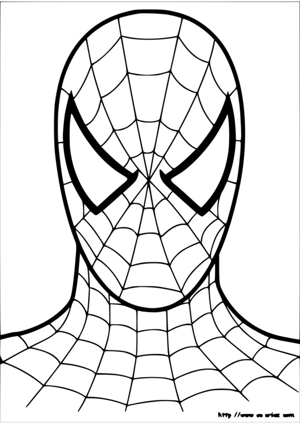 coloriage virtuel spiderman