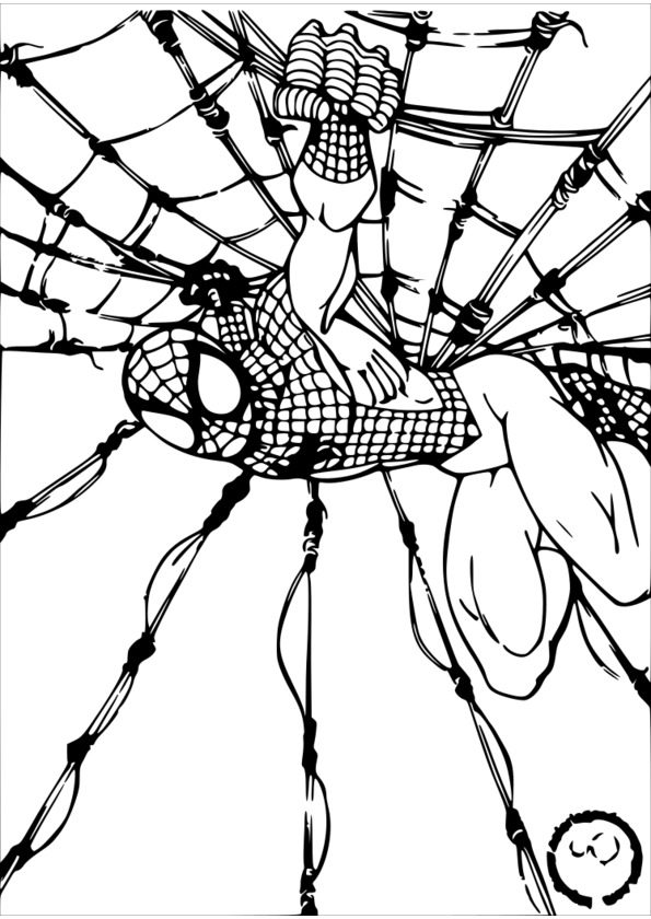 coloriage � imprimer spiderman 3