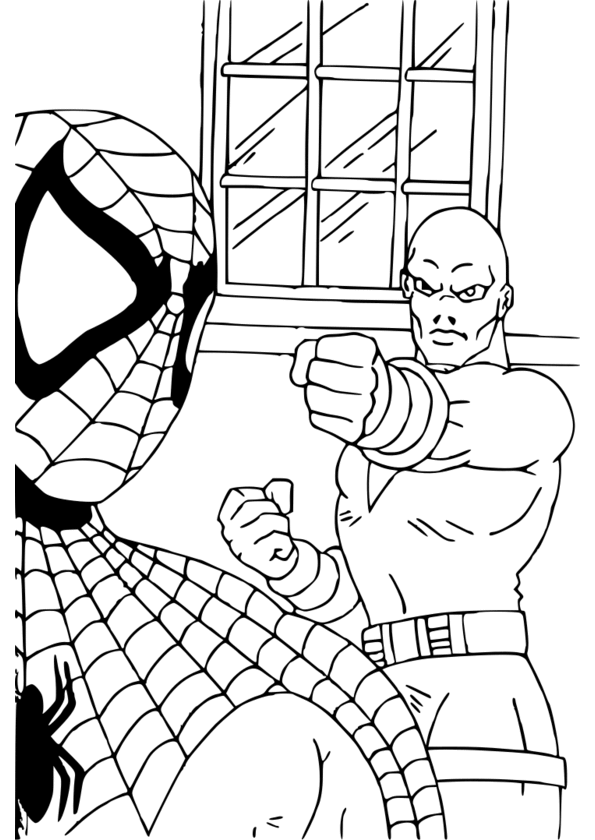 coloriage spiderman sur pc