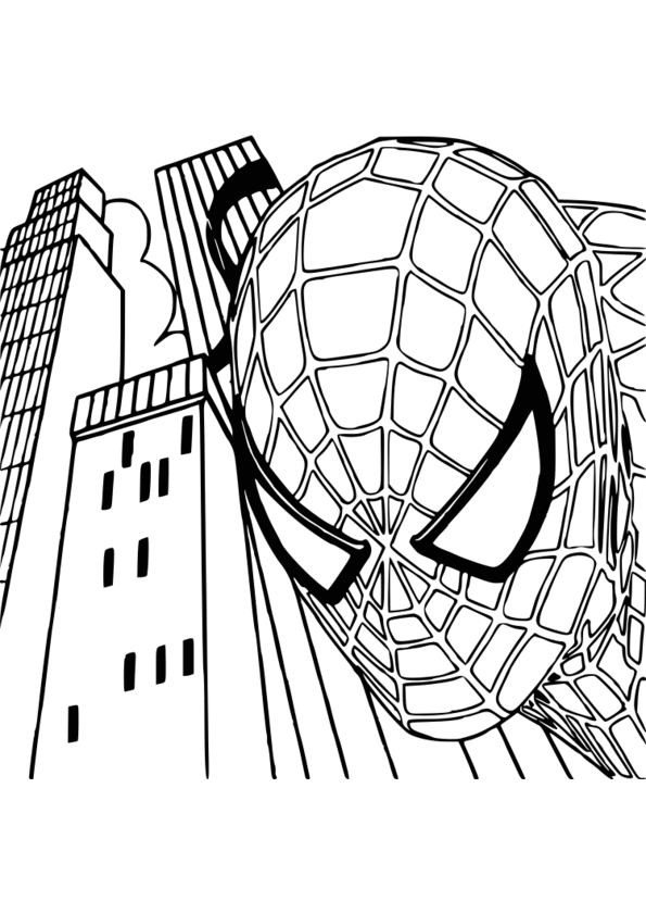 coloriage spiderman 1