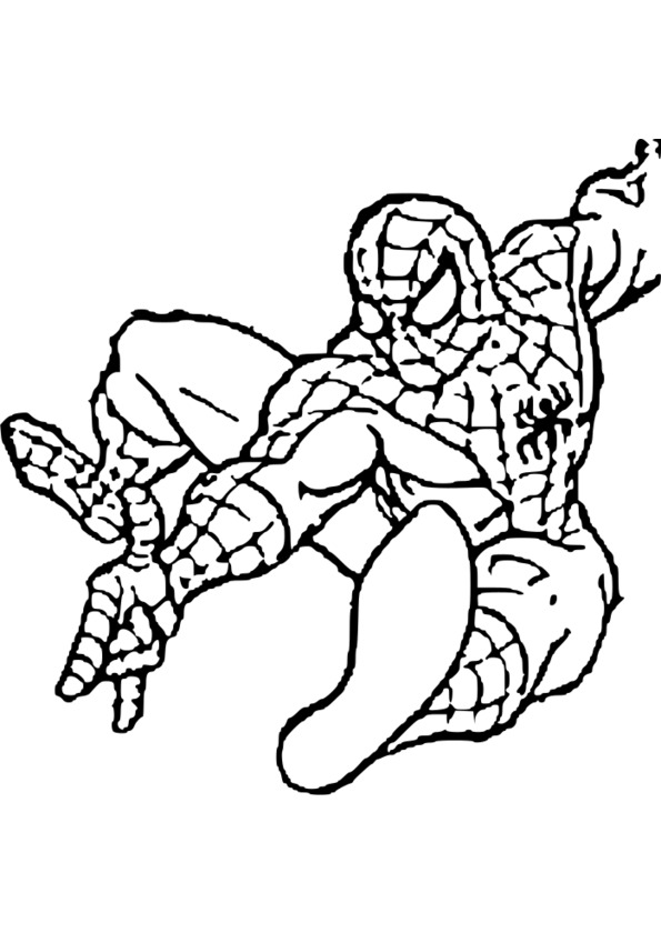 coloriage mchant spiderman