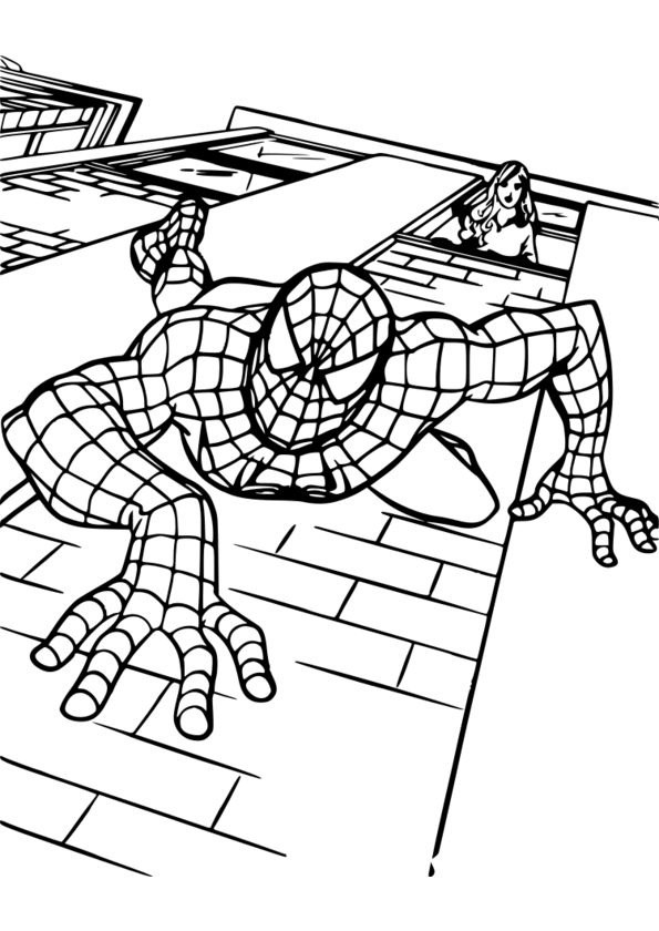 coloriage gratuit spiderman 3 imprimer