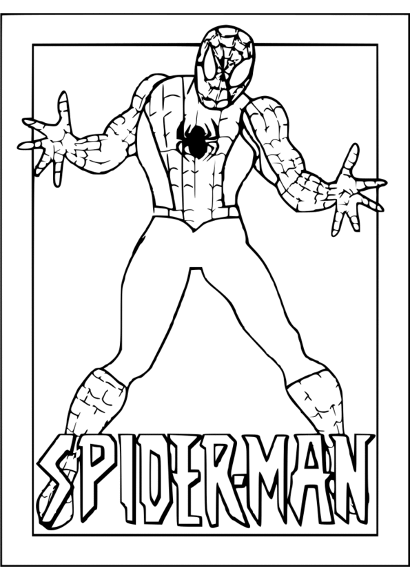 coloriage gratuit spiderman 3 imprimer