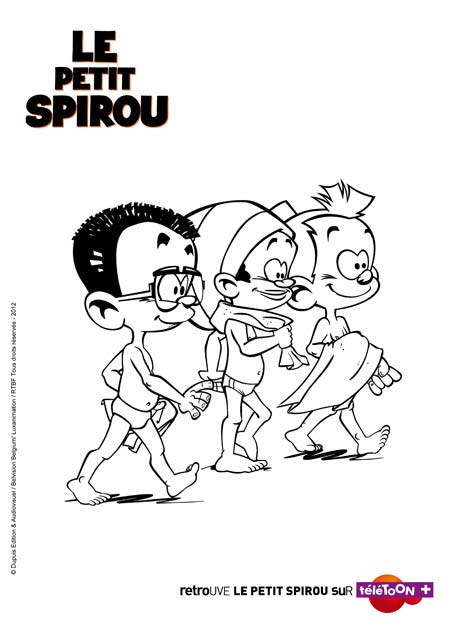 dessin petit spirou imprimer