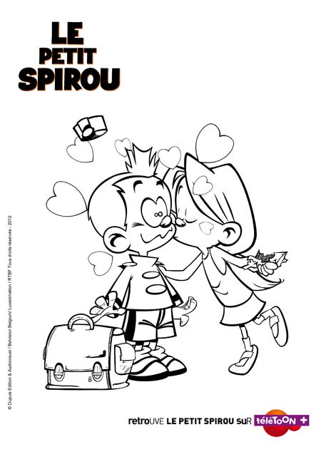 coloriage spirou