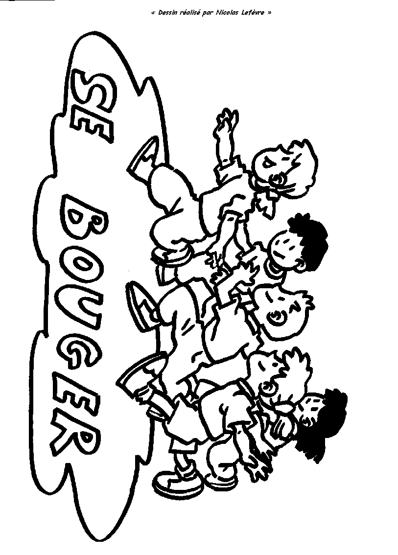 coloriage sport maternelle