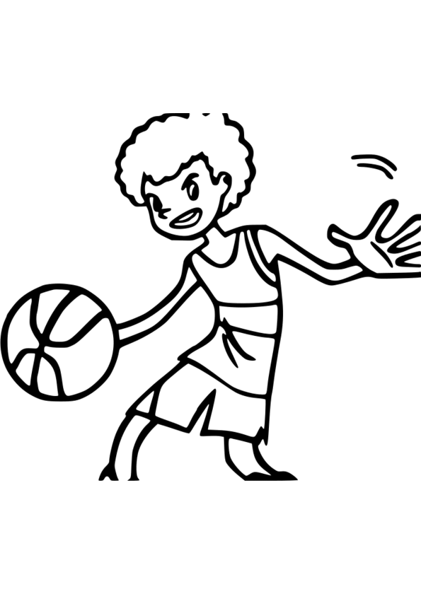 coloriage de sport gratuit