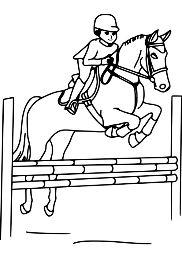 coloriage sport fille