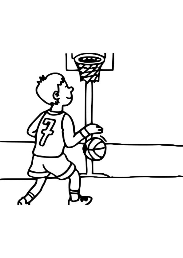 coloriage sur le sport gratuit