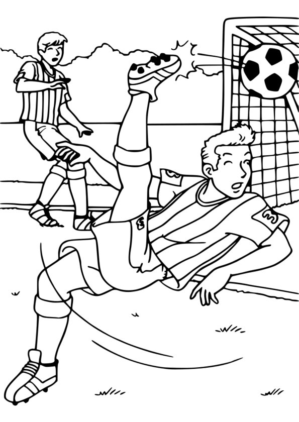 coloriage sport handball