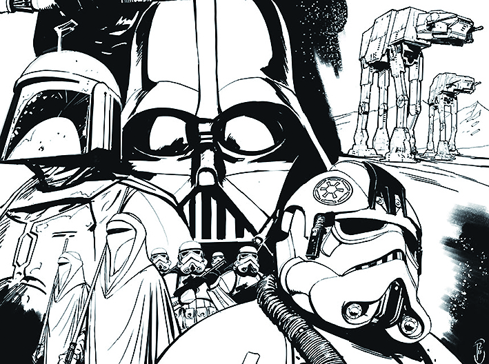 dessin a colorier star wars a imprimer clone