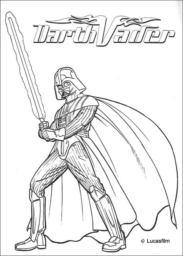 coloriage à dessiner personnage star wars