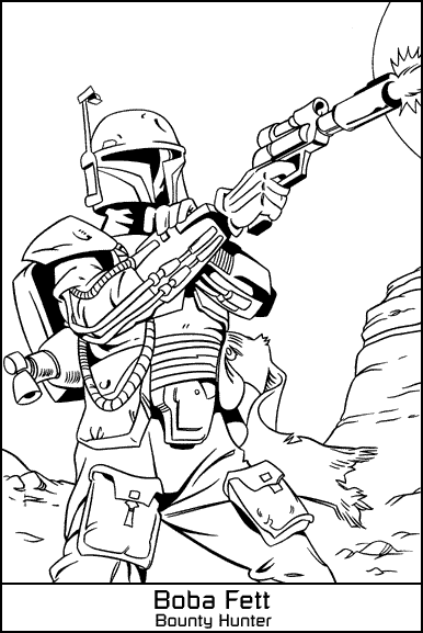 19 dessins de coloriage Star Wars Dark Vador à imprimer
