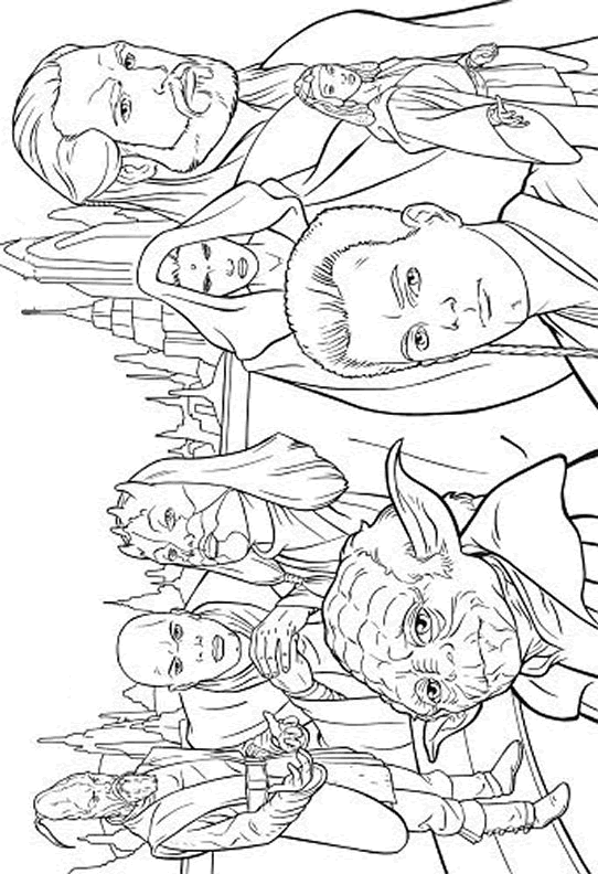 coloriage star wars gratuit