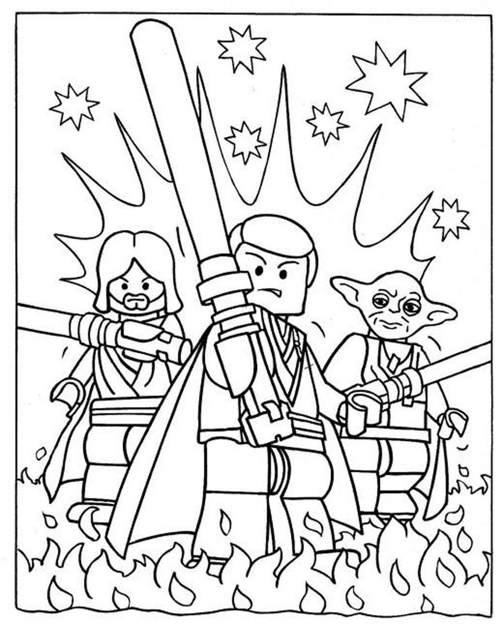 coloriage star wars lego