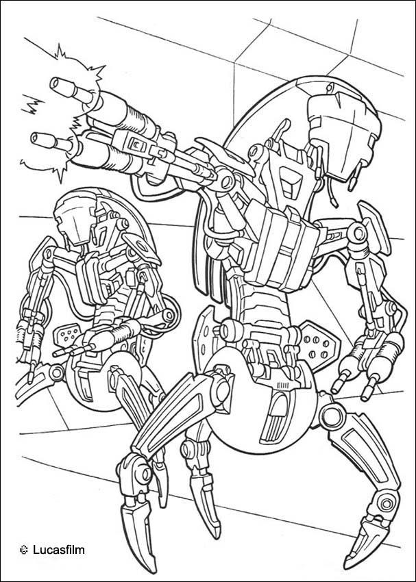 20 dessins de coloriage Star Wars Vaisseau à imprimer