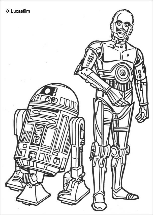 coloriage à dessiner star wars clone