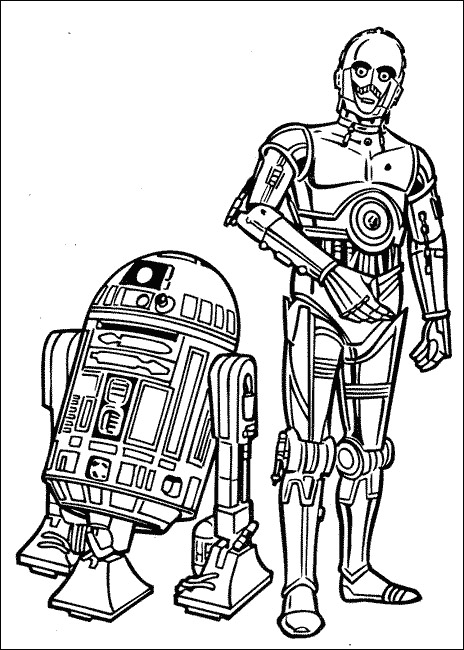 coloriage star wars