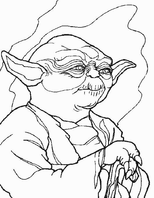 dessin star wars maitre yoda