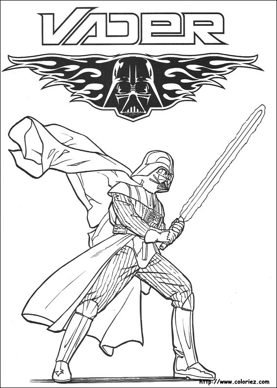 coloriage de star wars lego a imprimer