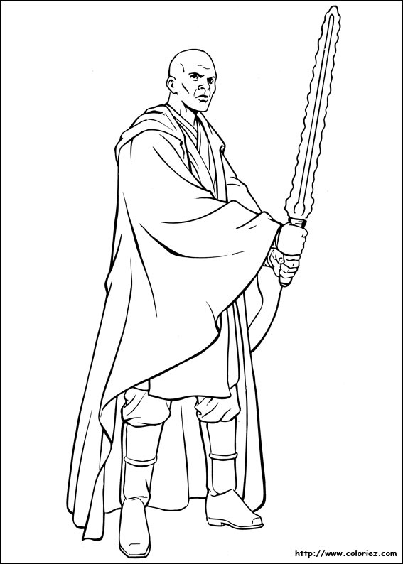 coloriage à dessiner de star wars 3