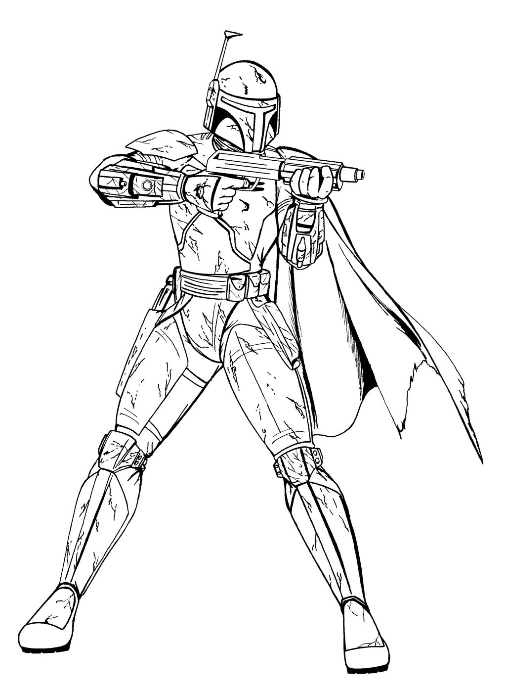 coloriage à dessiner star wars sabre laser