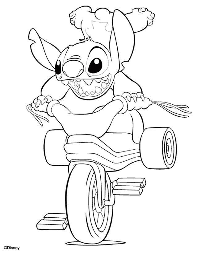 Dessin A Colorier Disney Stitch