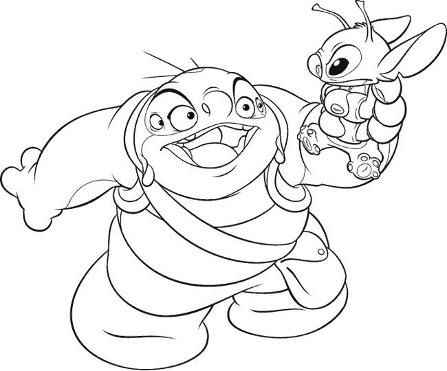 coloriage lilo et stitch 2 a imprimer