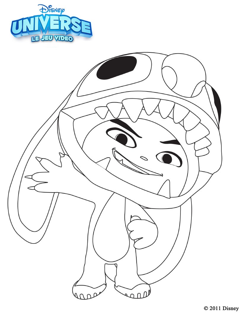 coloriage stitch imprimer