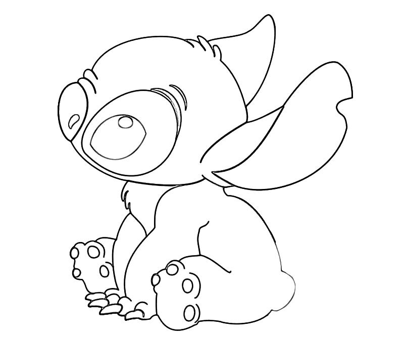 coloriage stitch 15547
